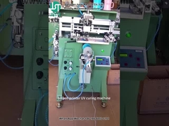 طابعة الشاشة المنحنية الطباعة الشعار للكأس البلاستيكية