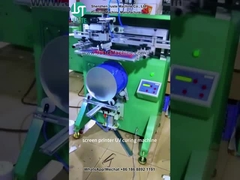 طابعة الشاشة المنحنية طباعة الشعار دلو (2)