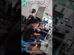 طابعة الشاشة المنحنية طباعة الشكل الإهليلزي للدلو البلاستيكي