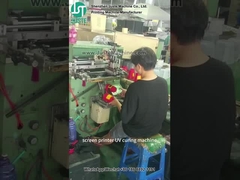 طابعة الشاشة المنحنيّة طباعة شكل الأسطوانة للكأس البلاستيكيّة (3)