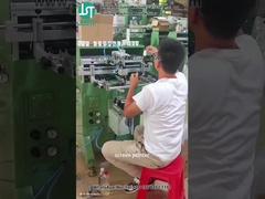 طابعة الشاشة المنحنيّة طباعة شكل الأسطوانة للكأس البلاستيكيّة