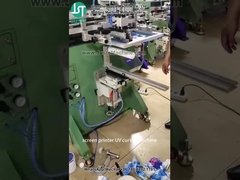 طابعة الشاشة المنحنيّة طباعة شكل الأسطوانة للأنابيب البلاستيكية (2)